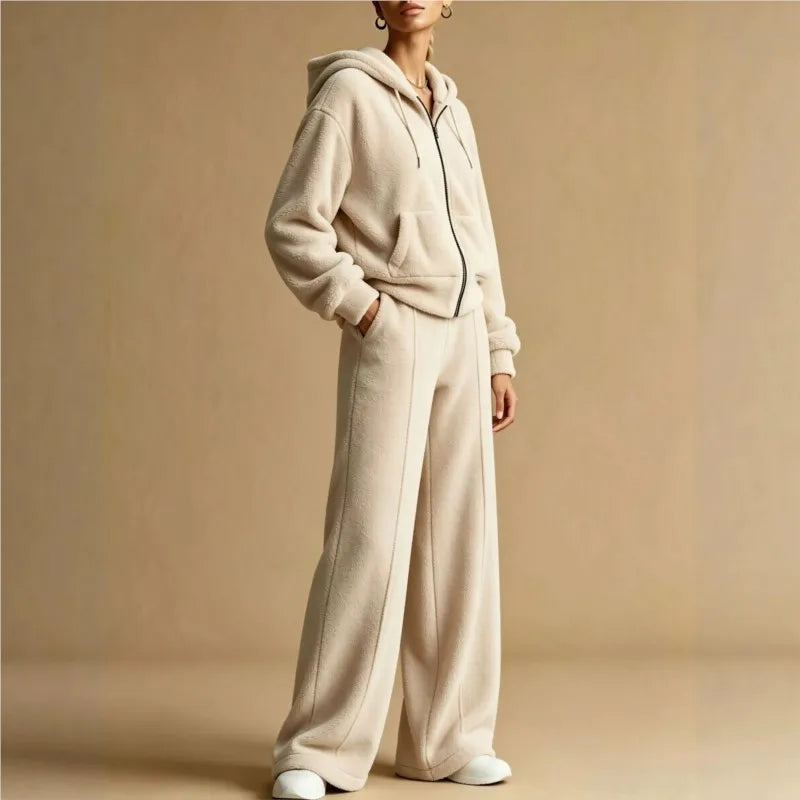 Briar Fleece Wide Leg Sweatsuit