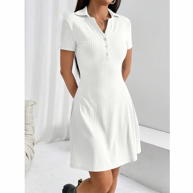 Elena Polo Shirt Mini Dress