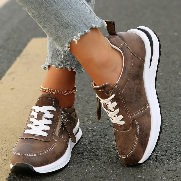 Rebella Leather Sneakers