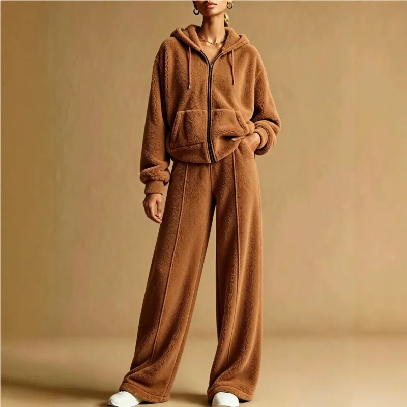 Briar Fleece Wide Leg Sweatsuit