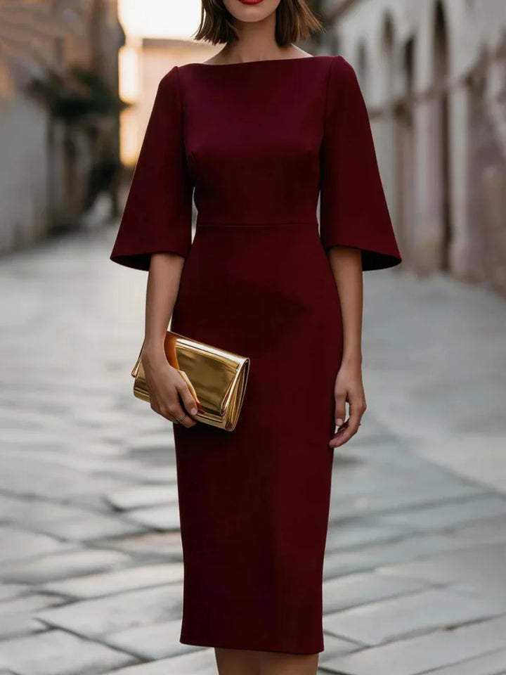 Vivienne Bell Sleeve Midi Dress