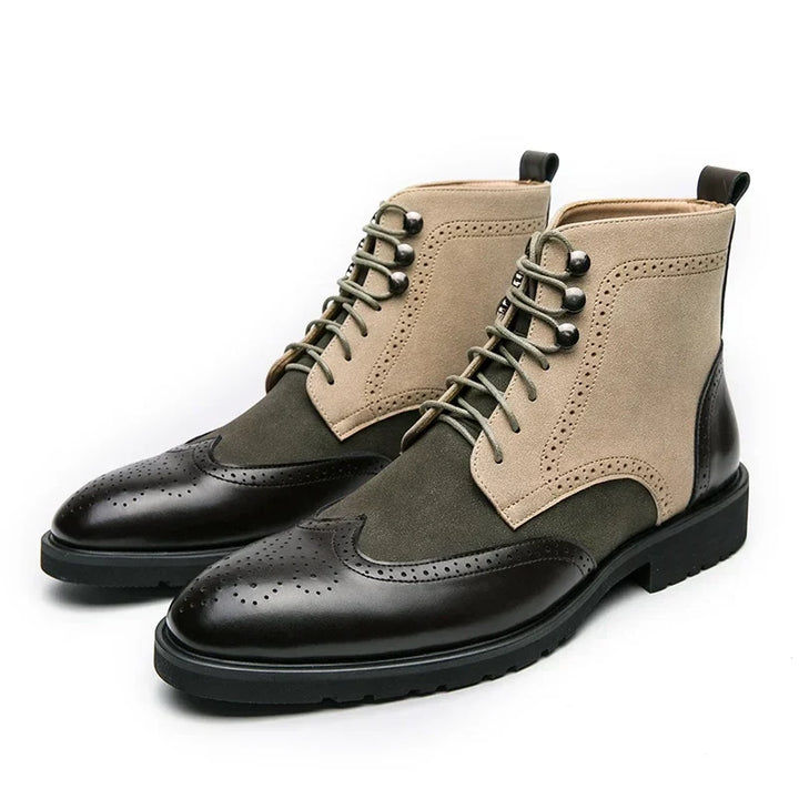 Nathaniel Wingtip Ankle Boots