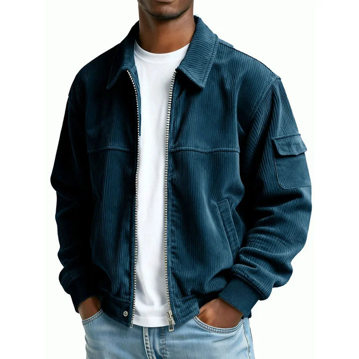 Nolan Corduroy Zip Jacket