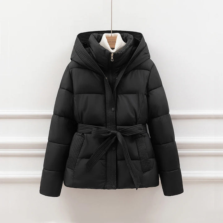 Sasha Hooded Quilted Coat