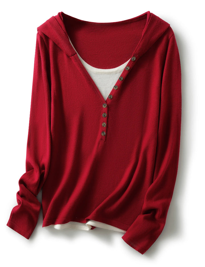 Aubree Layered Knit Pullover