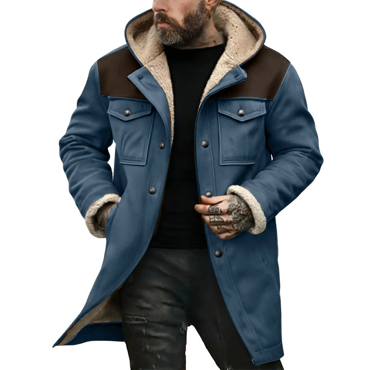 Highland Suede Long Overcoat