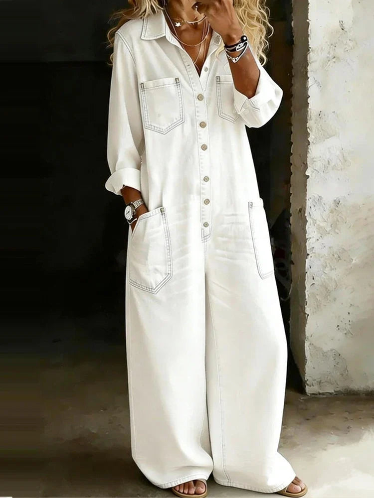 Larkin Button Front Jumpsuit