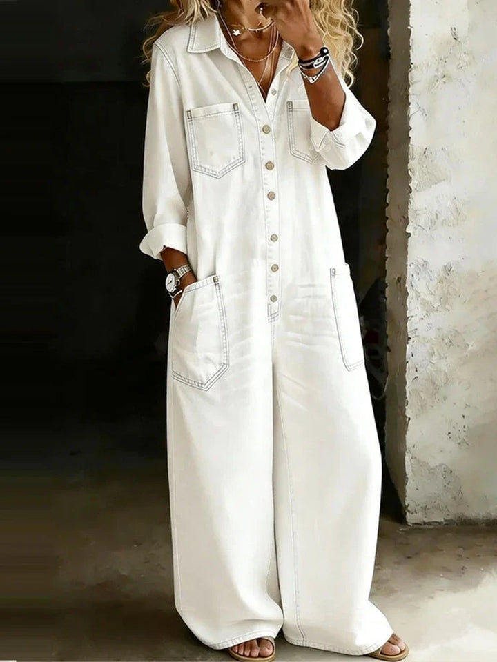 Larkin Button Front Jumpsuit