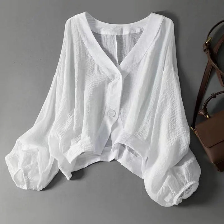 Juniper Summer Linen Blouse