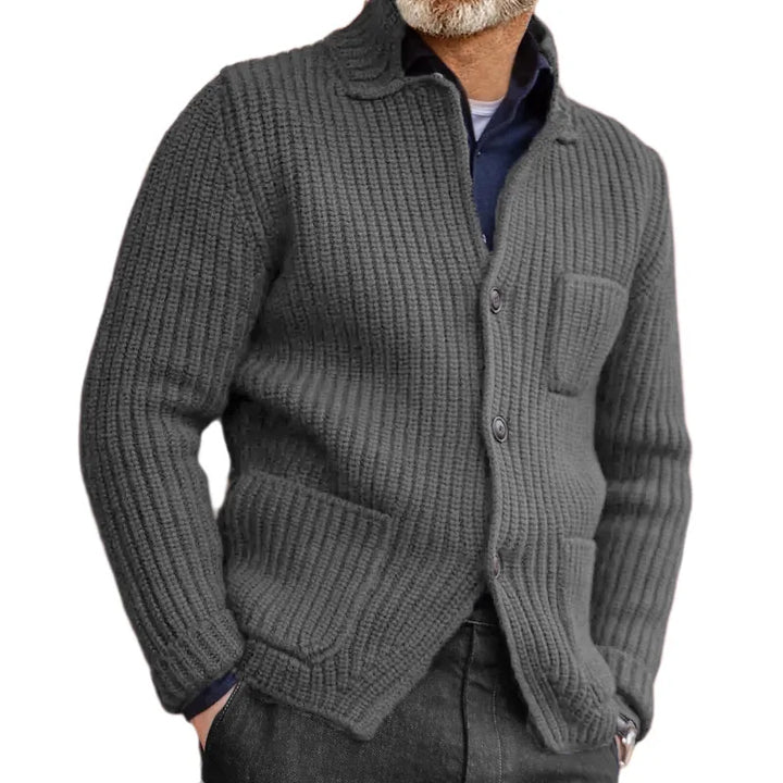 Cormac Ribbed Knit Cardigan