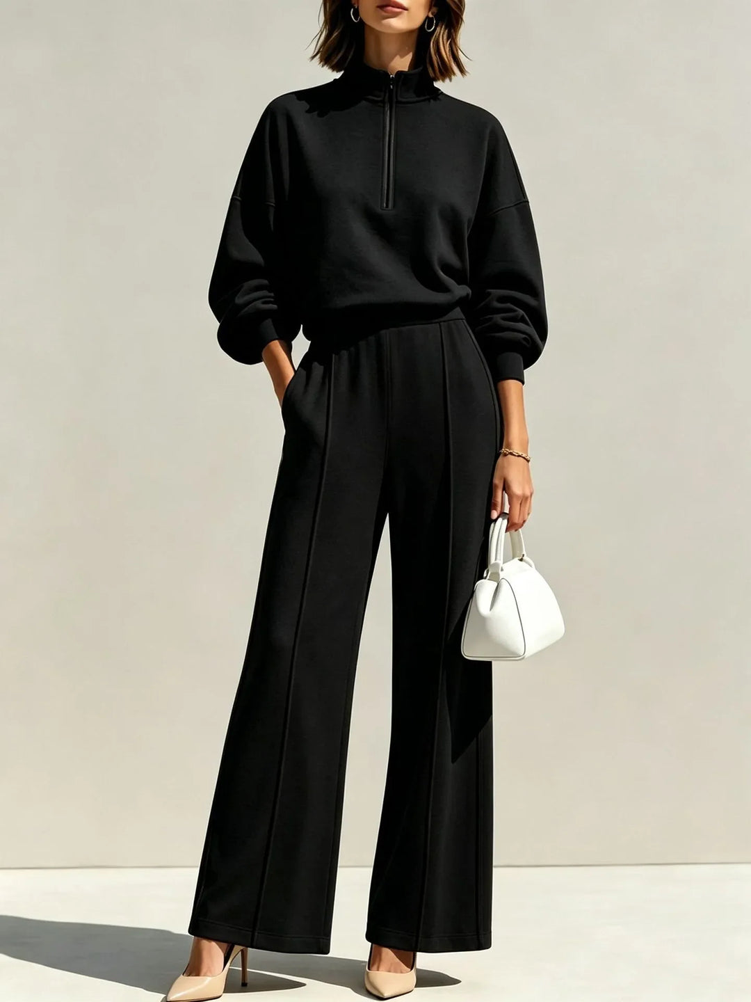 Jessamy Quarter Zip Travel Set