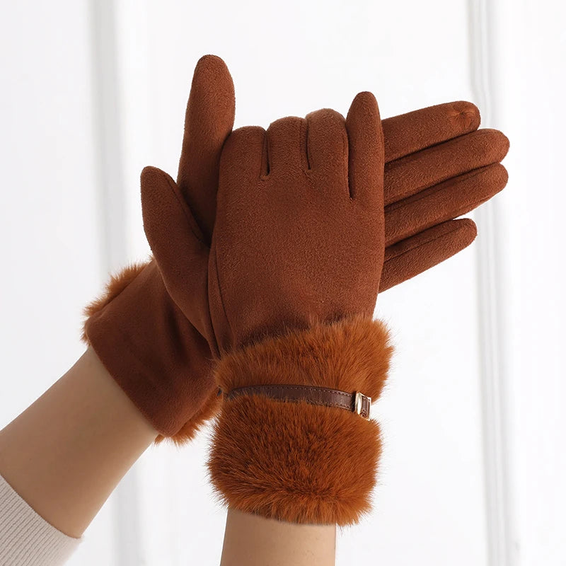 Natasha Faux Fur Gloves