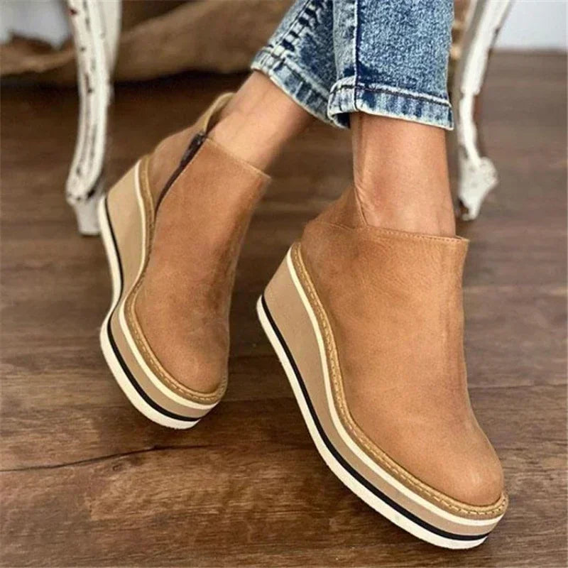 Selena Orthopedic Wedge Boot