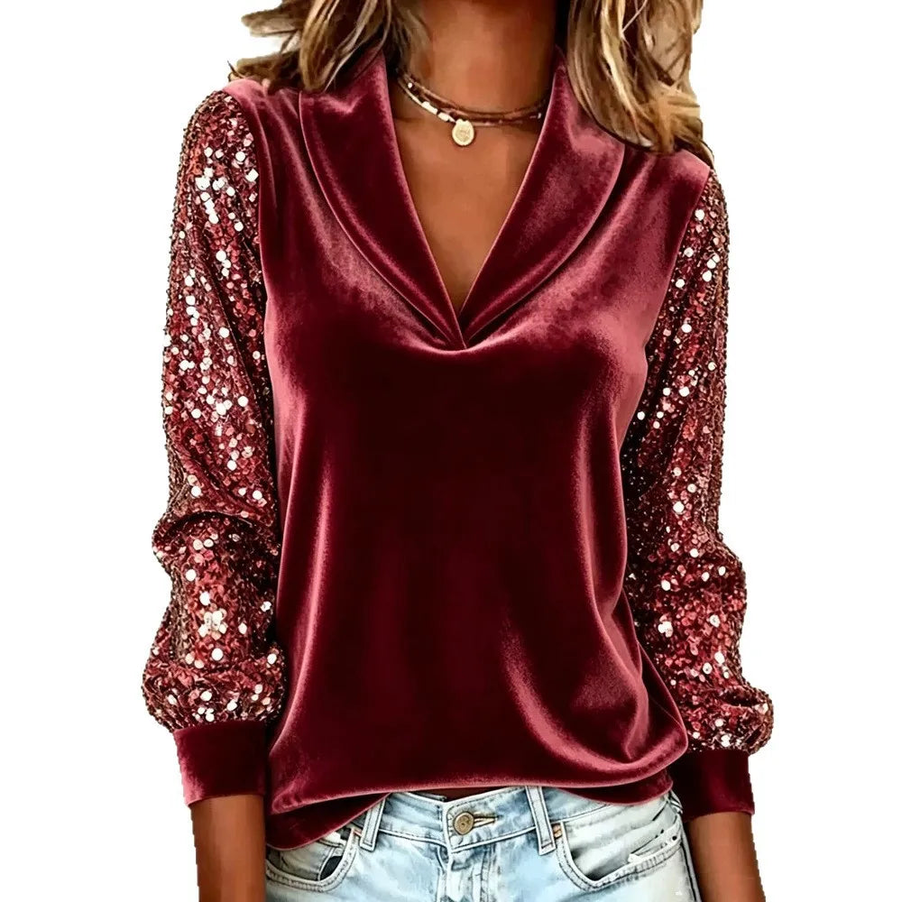 Adeline Shawl Collar Blouse