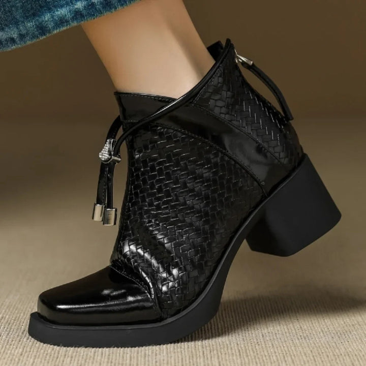 Yolanda Woven Ankle Boot
