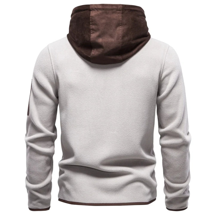 Osric Drawstring Hood Fleece Jacket