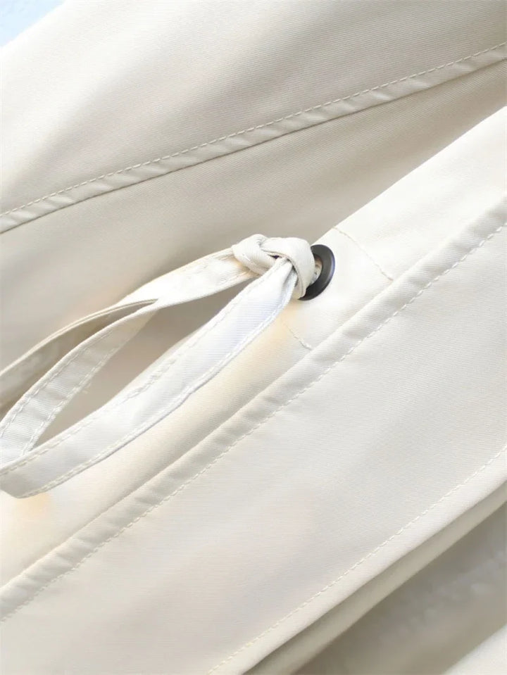 Amara Contrast Collar Trench