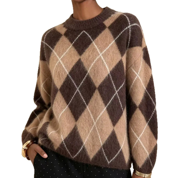 Linden Argyle Crew Sweater
