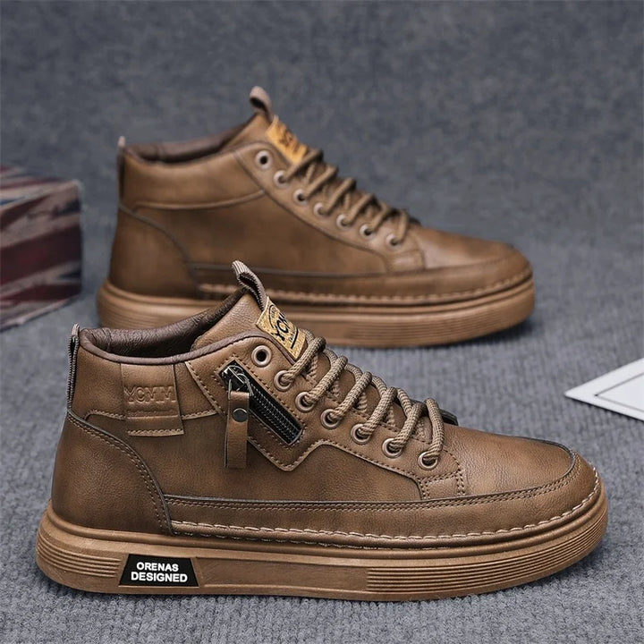 Derrek Leather Sneakers