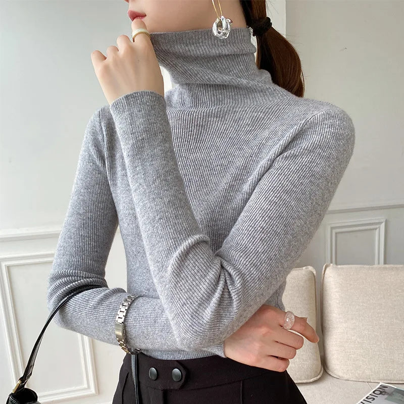 Cassie Cashmere Turtleneck