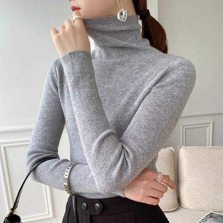 Cassie Cashmere Turtleneck