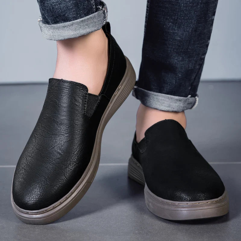 Alfred Leather Slip On Shoes