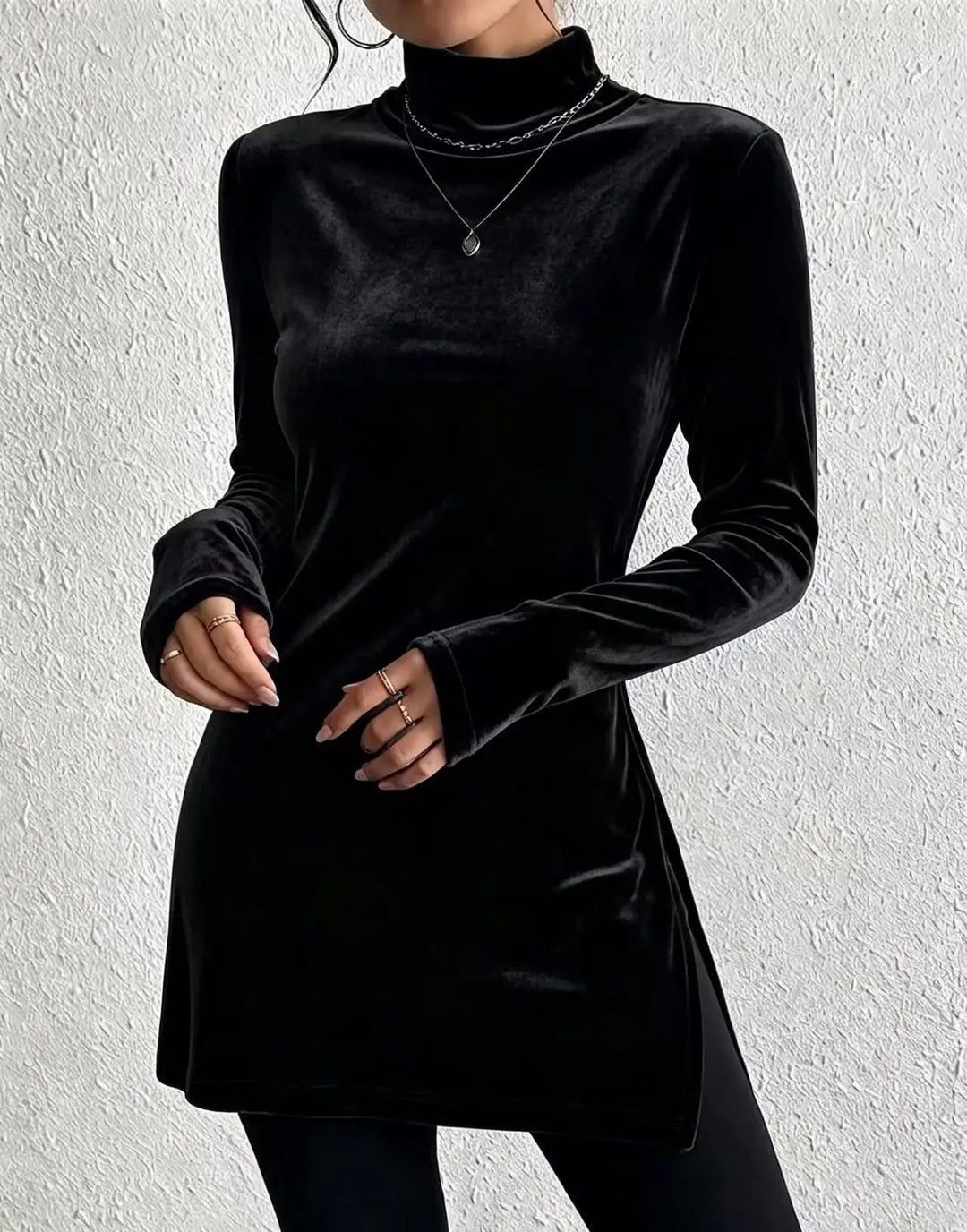 Linnea Mock Turtleneck Top
