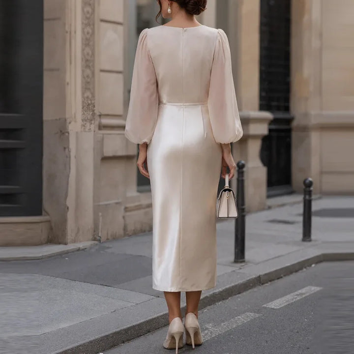 Theodora Satin Bodycon Dress