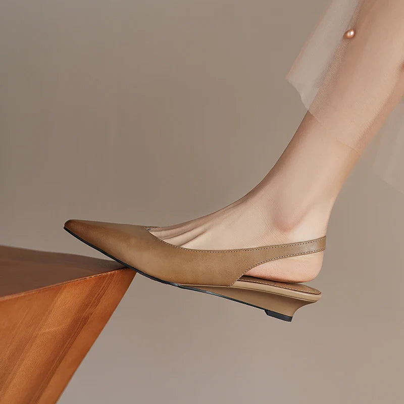 Amelia Genuine Leather Pumps