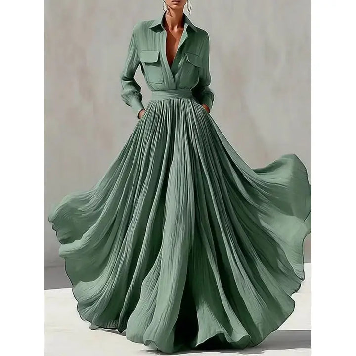 Odile Flap Pocket Shirt Dress