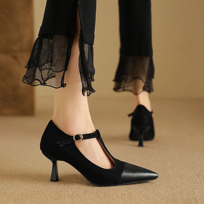 Spello Whisper Leather Pumps