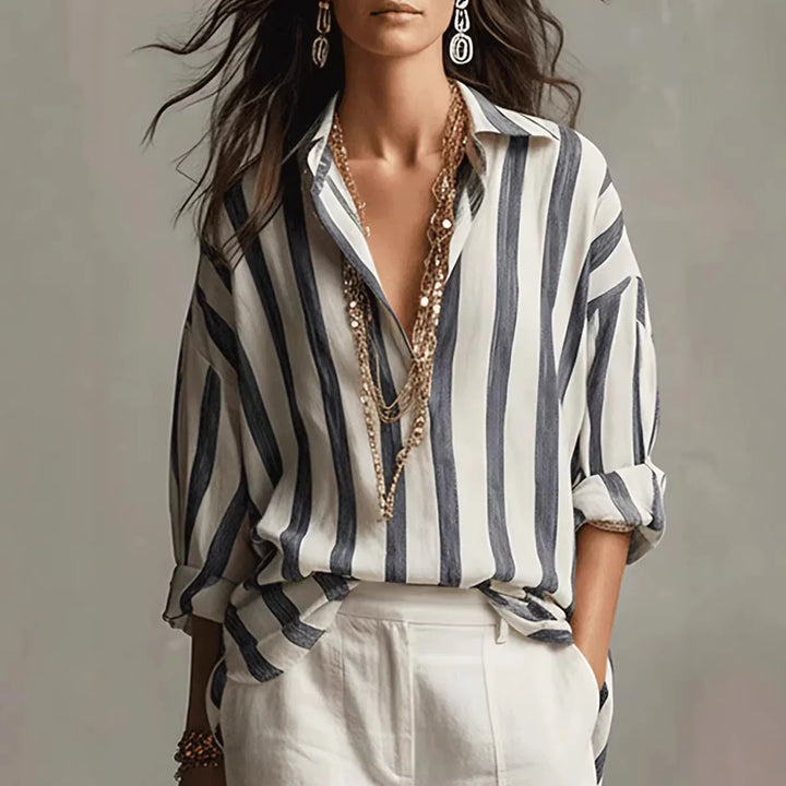 Faye Linen Dress Shirt