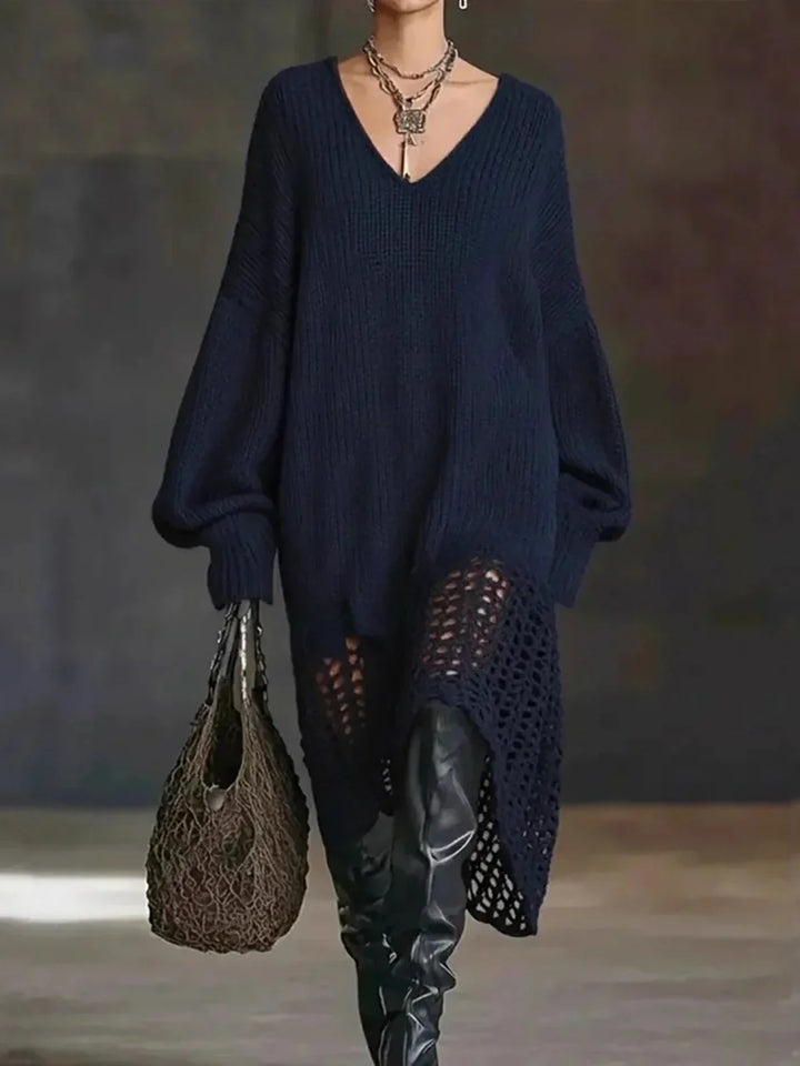Vaughn Hollow Out Sweater Dress