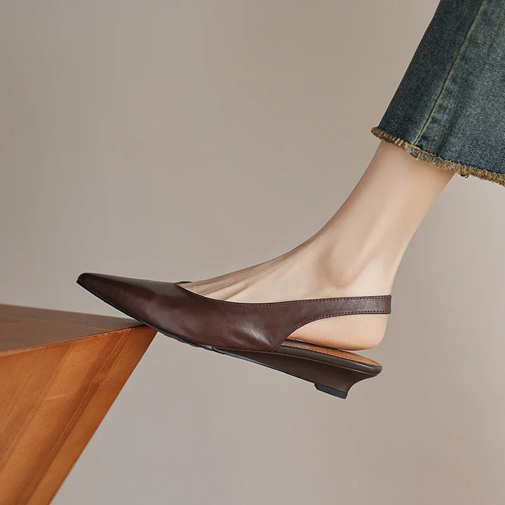 Amelia Genuine Leather Pumps