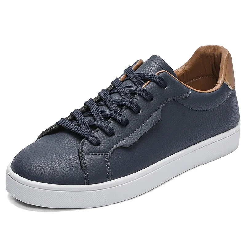 Garret Pebbled Leather Sneakers