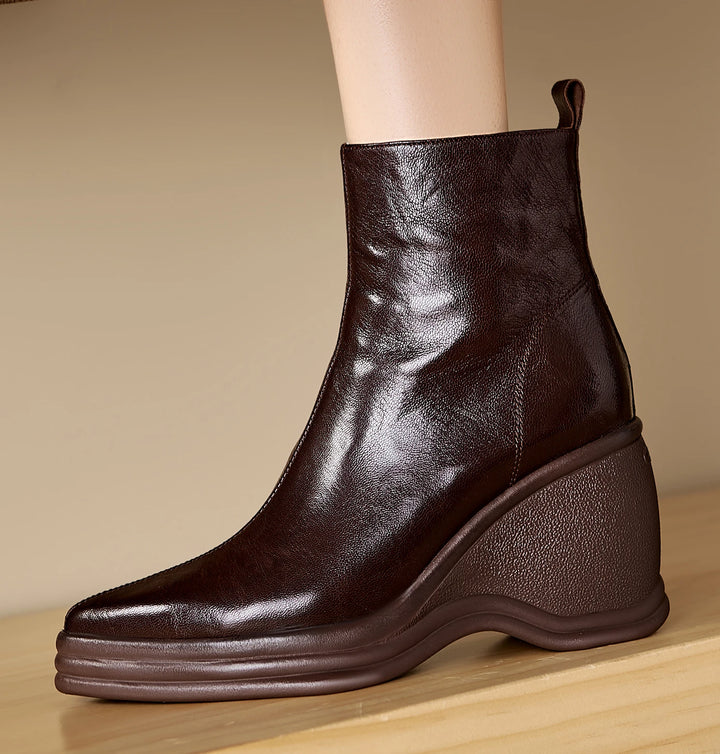 Frenchie Genuine Leather Boots