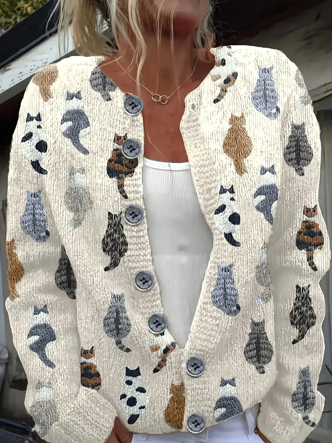 Daphne Button Front Cardigan