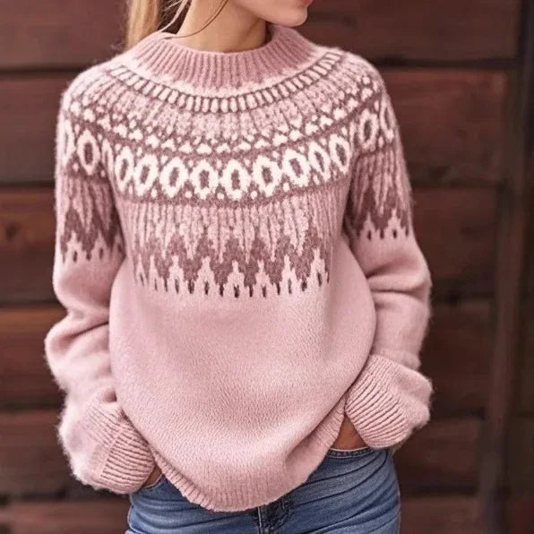 Nadine Fair Isle Crew Neck Sweater
