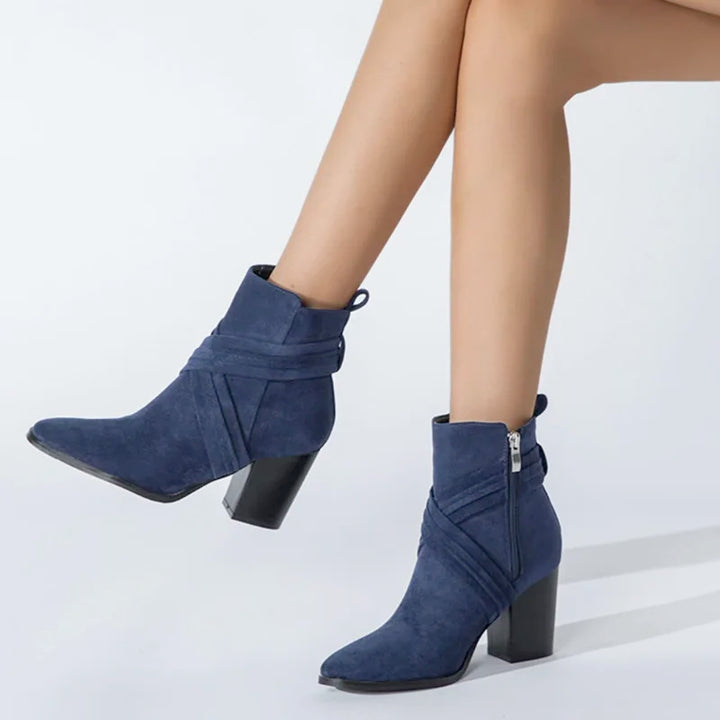 Sasha Suede Ankle Boots