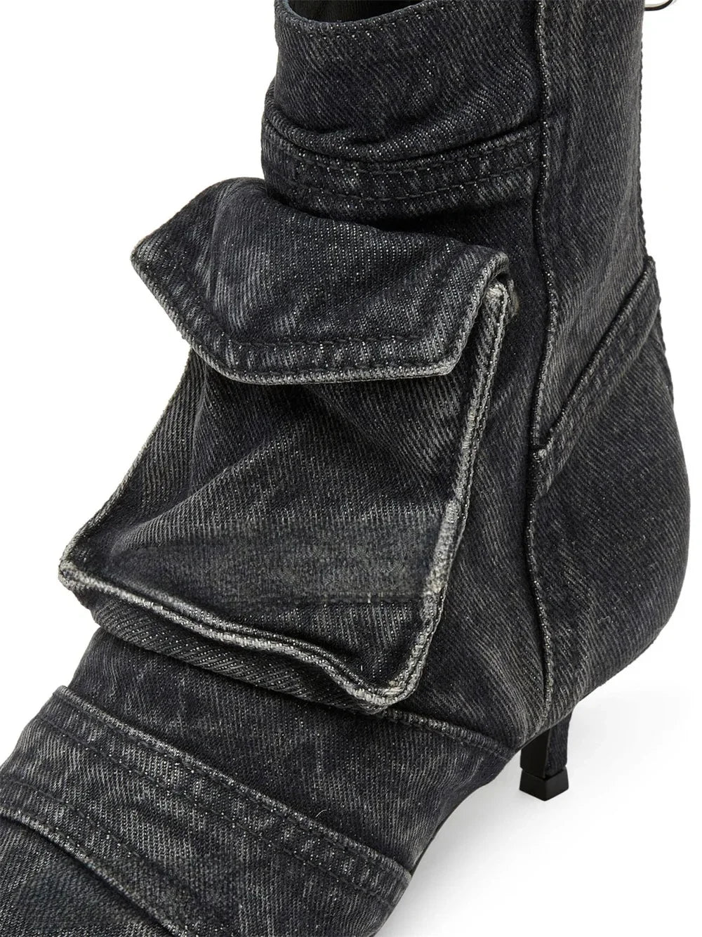 Sharon Denim Pocket Boots