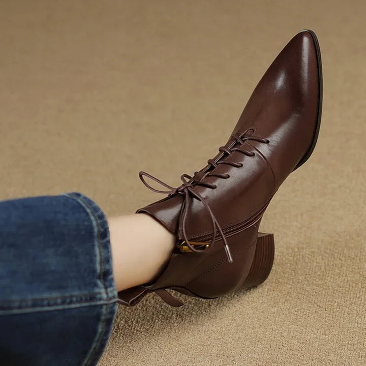 Avery Lace Up Ankle Boot