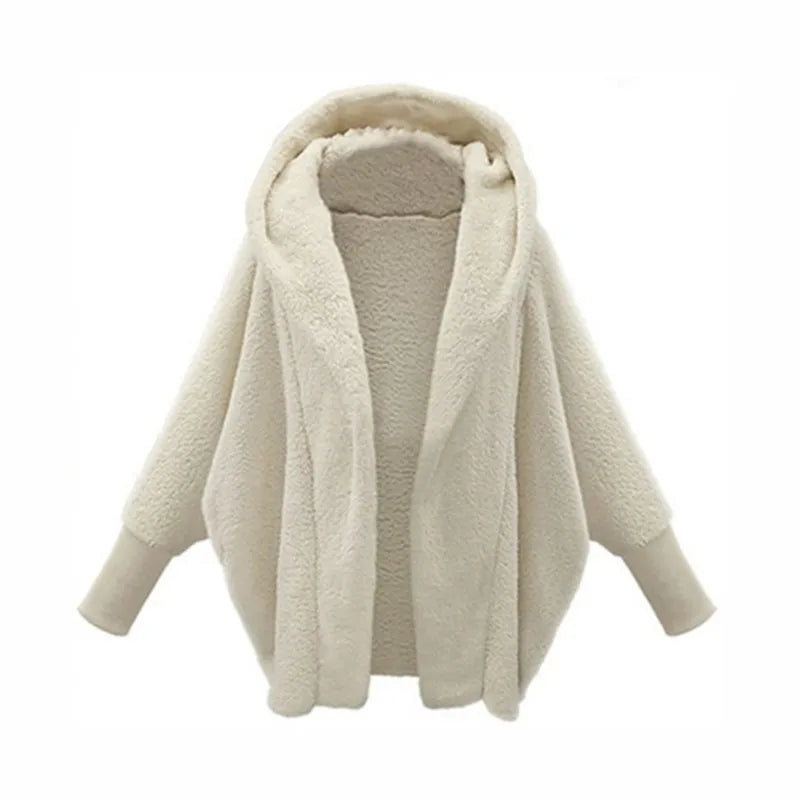 Genevieve Open Front Fleece Coat