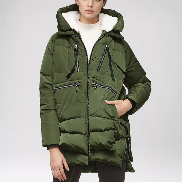 Adeline Quilted Hooded Coat