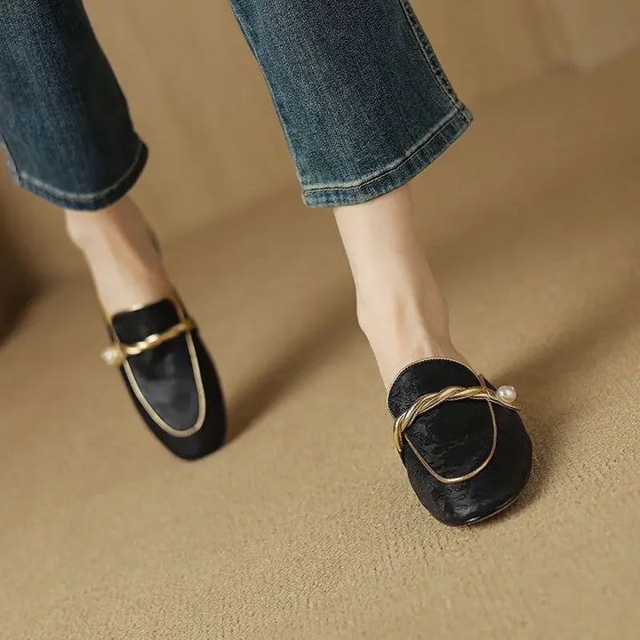 Vivana Floral Embossed Sandals