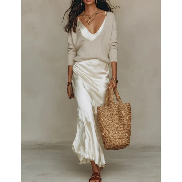 Liliana Silk Skirt Set