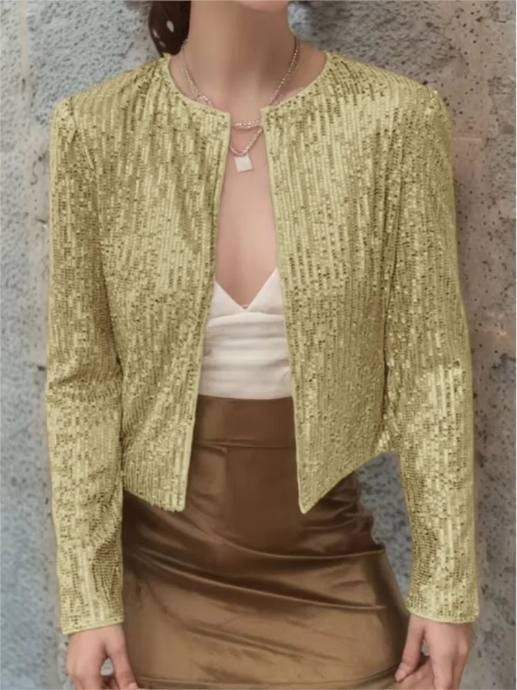 Blair Open Front Sequin Jacket