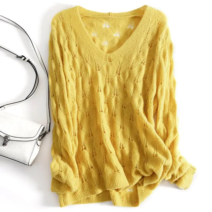 Josafine Hollow Knit Top