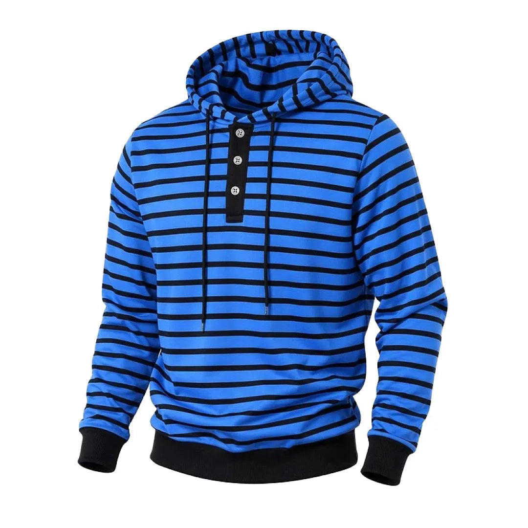 Oberon Button Placket Hoodie