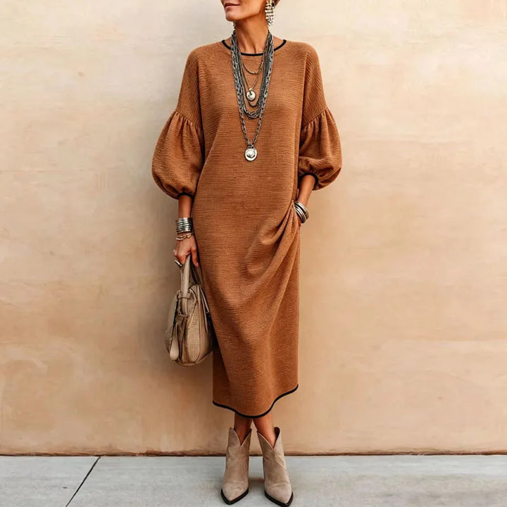 Leonie Lantern Sleeve Maxi Dress