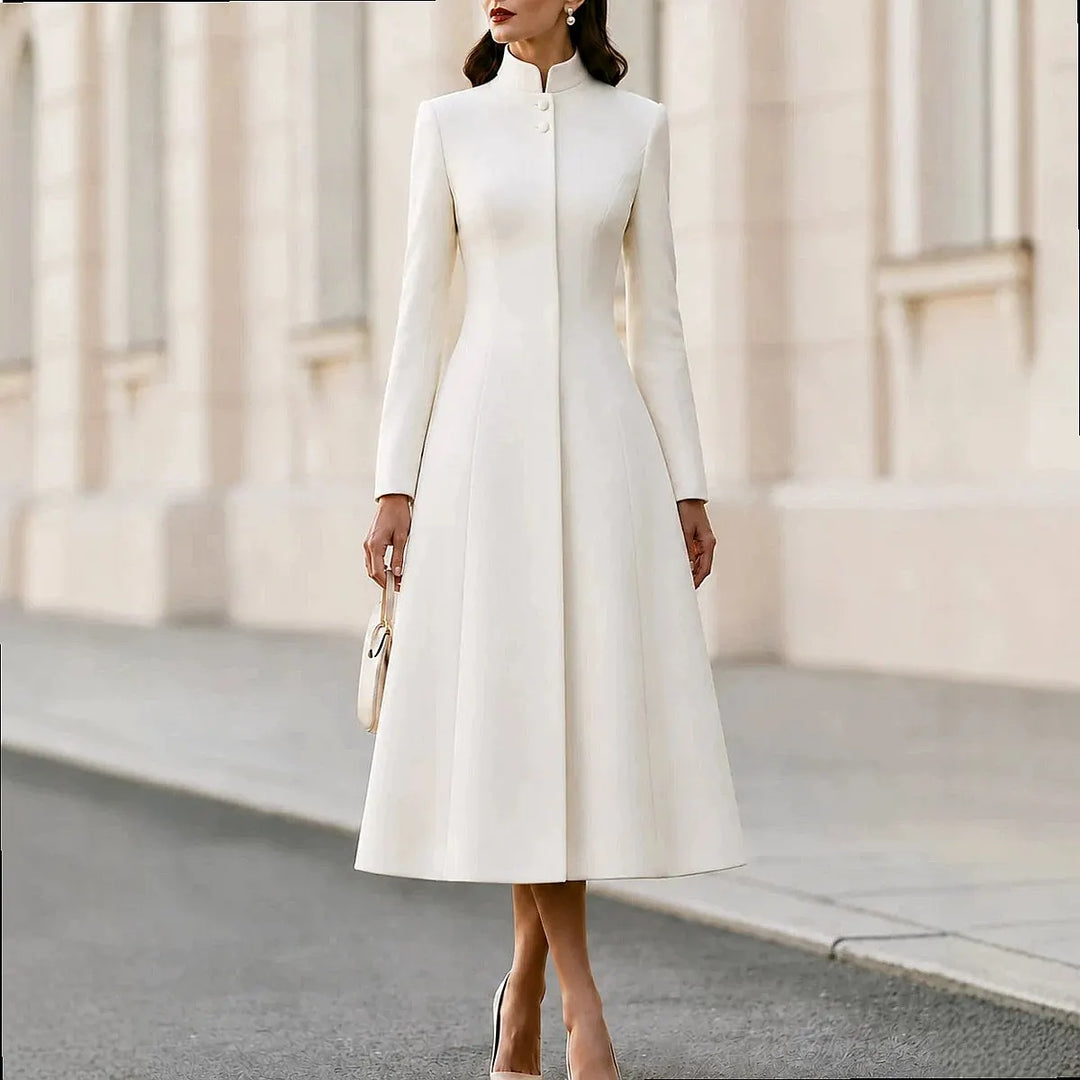 Fernwood Stand Collar Coat Dress